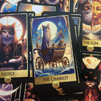 Cat tarot cards A 78-Card Deck Tarot Oracle Cards For Beginners Learning Fortune Telling Game Divination Tools For All Skill SS69