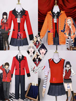 Anime Kakegurui Yomotsuki Runa Cosplay Costume JK School Girl Yumeko kishima Jacket Hoodie Coat Halloween Carnival Outfit SS69