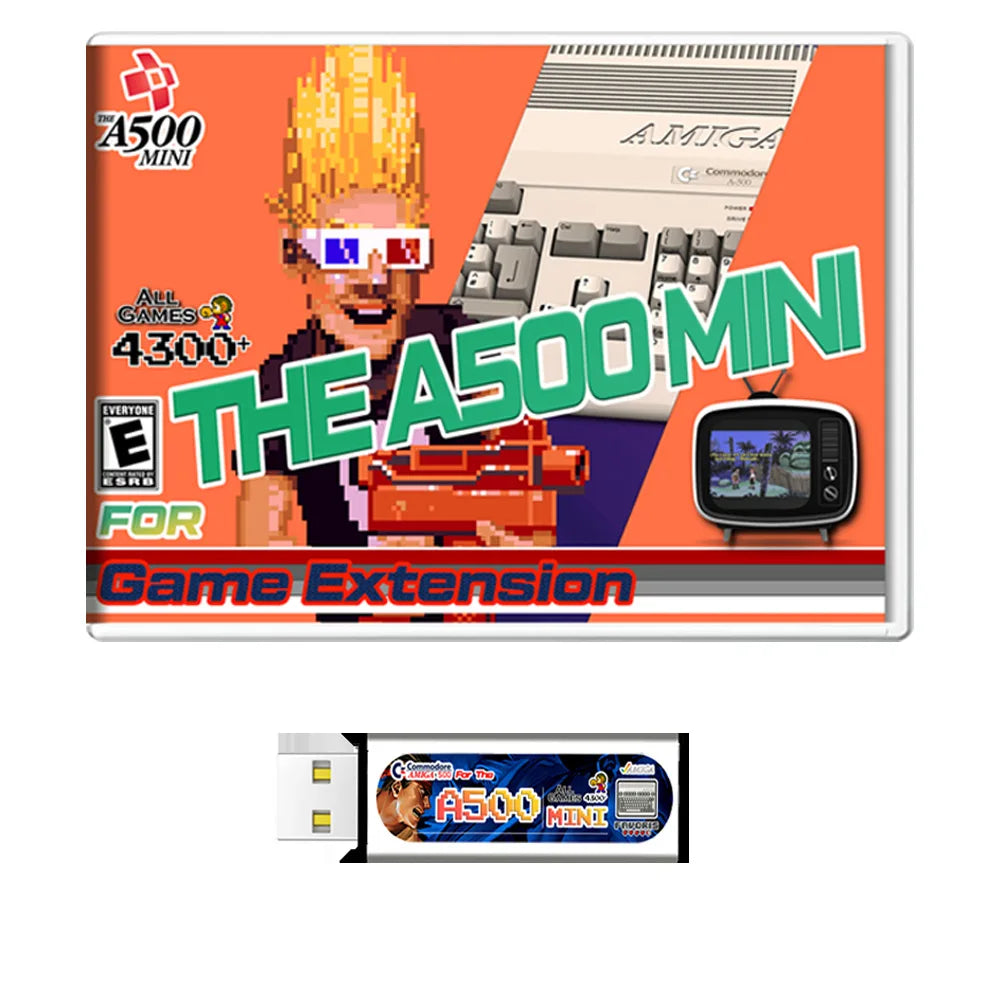 USB Stick Expansion Pack For Amiga 500 Mini Retro Console Nostalgia Pack Plug and Play 4300 Games Collection Classic SS69