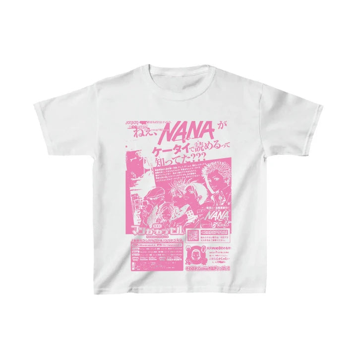 Y2k Nana Osaki Graphic T Shirts  Casual Harajuku Streetwear Japanese Clothes Fashion Rock Punk Sleeveless Tanks & Camis Coquette SS69 15.69 White1 / XL