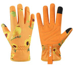 Gardening Gloves for Women Breathable leather Garden Gloves with Grip Thorn-Proof Puncture-Resistant Work Gloves