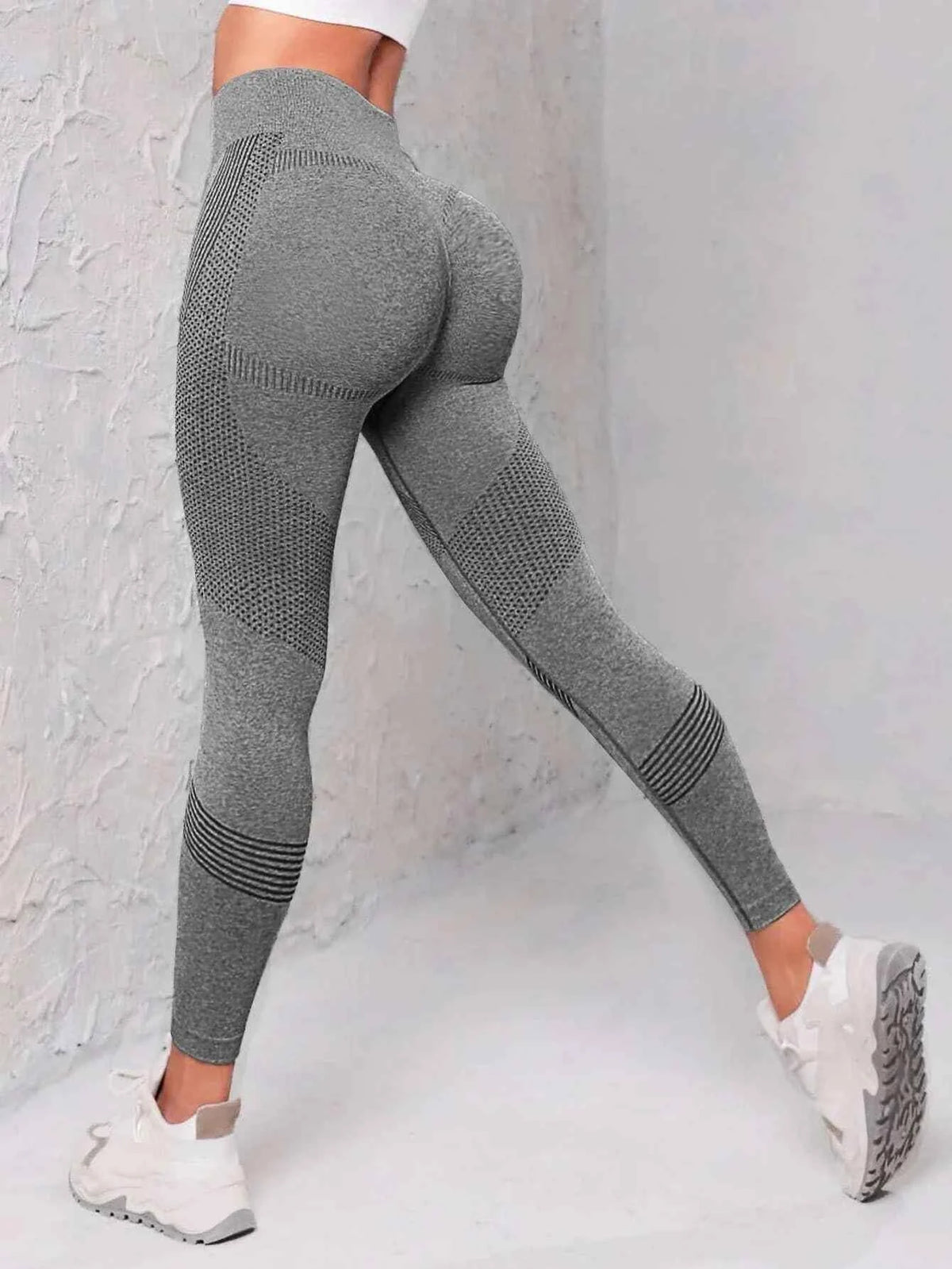 Seamless Wide Waistband Sports Leggings