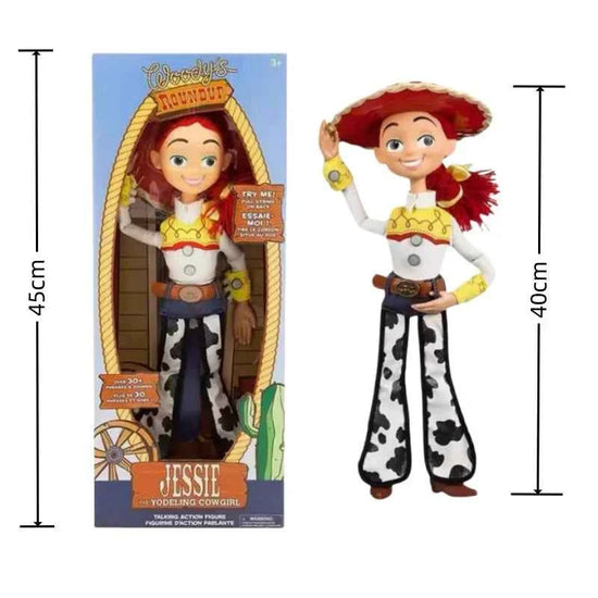 Hot 40cm Disney Pixar Toy Story  Woody Action Figures English Movie Sound Character Doll Cloth Cowboy Birthday Gift For Children