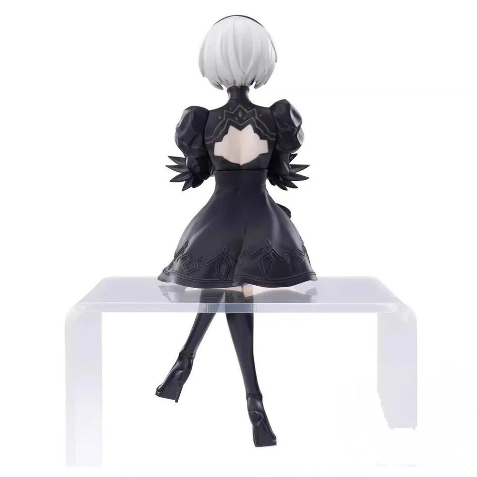 Nier Automata 2B A2 9S Sitting Position Game Figure Mechanical Lifeform Statue Collection Desktop Decoration  Toys Gifts SS69