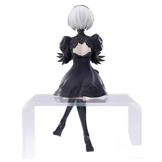 Nier Automata 2B A2 9S Sitting Position Game Figure Mechanical Lifeform Statue Collection Desktop Decoration  Toys Gifts SS69