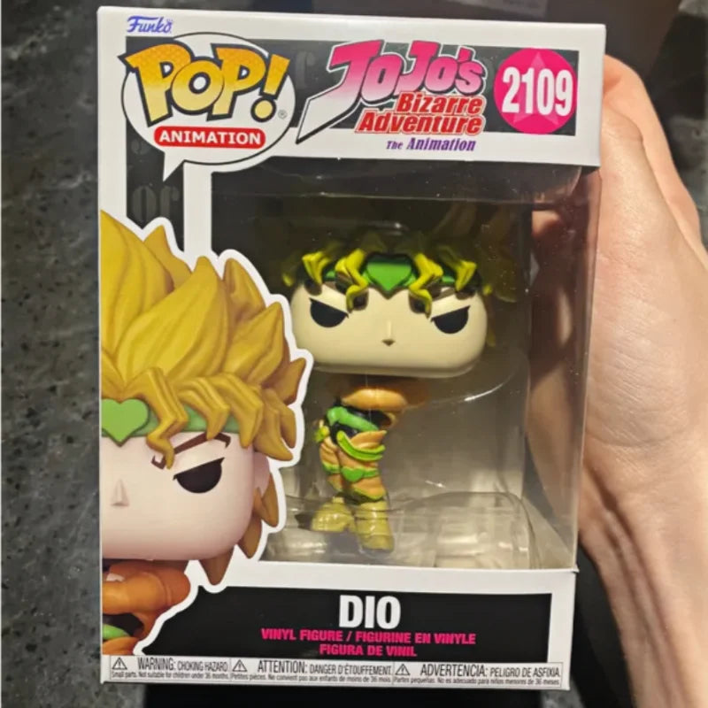Funko POP Original JoJo's Bizarre Adventure Dio Brando #2109 Anime Figure - Limited Anime Collectible Gift for JoJo Fans