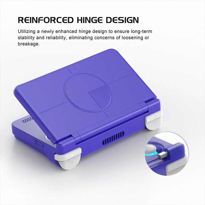 2025 Retroid Pocket Flip2 Retro Handheld Game Console Android13 5.5 Inch AMOLED Touch Screen Video Player Wifi Bluetooth PSP PS2