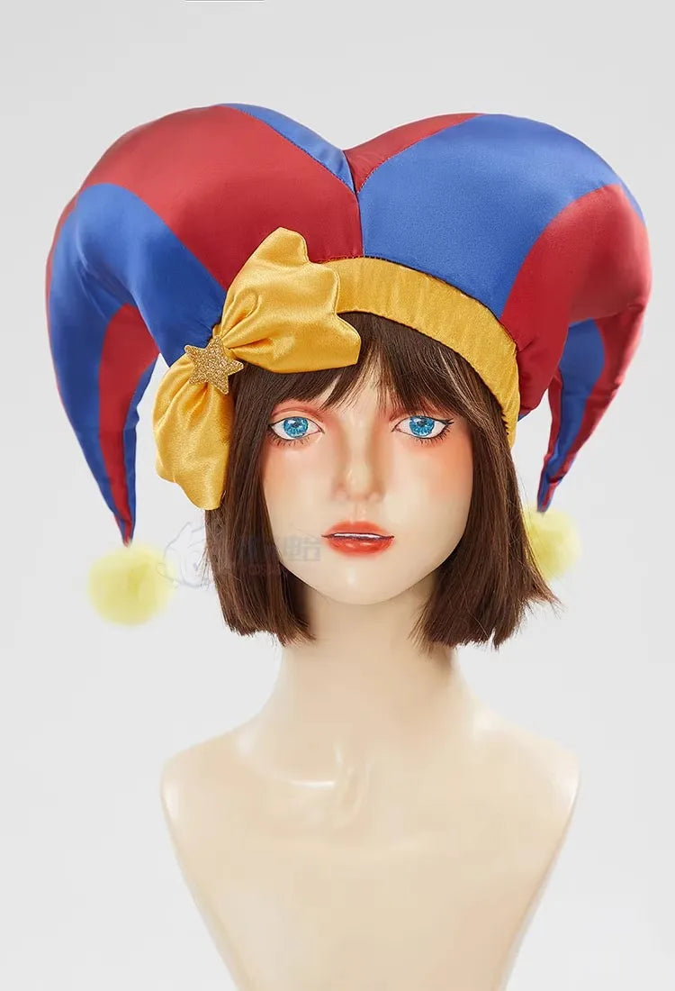 Amazing Digital Circus Pomni Cosplay Costume with Wig & Accessories