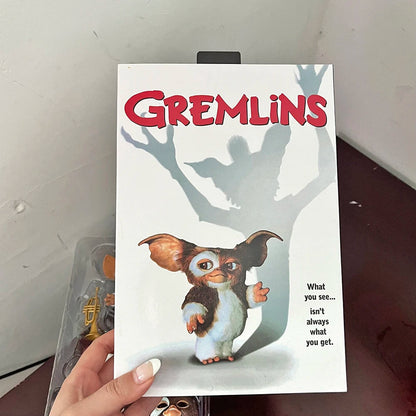NECA Gremlins Figure Movie Edition Gremlins Retro Rubber Horror Doll Toy Doll Christmas Ver. Gift SS69
