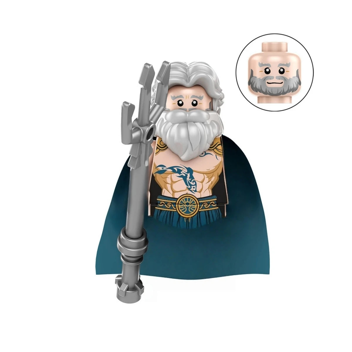 Blind Box TP1044 Mini Figure Greek Mythology Medusa Poseidon Zeus Building Blocks Jesus Hades Athena Building Block Model Toys