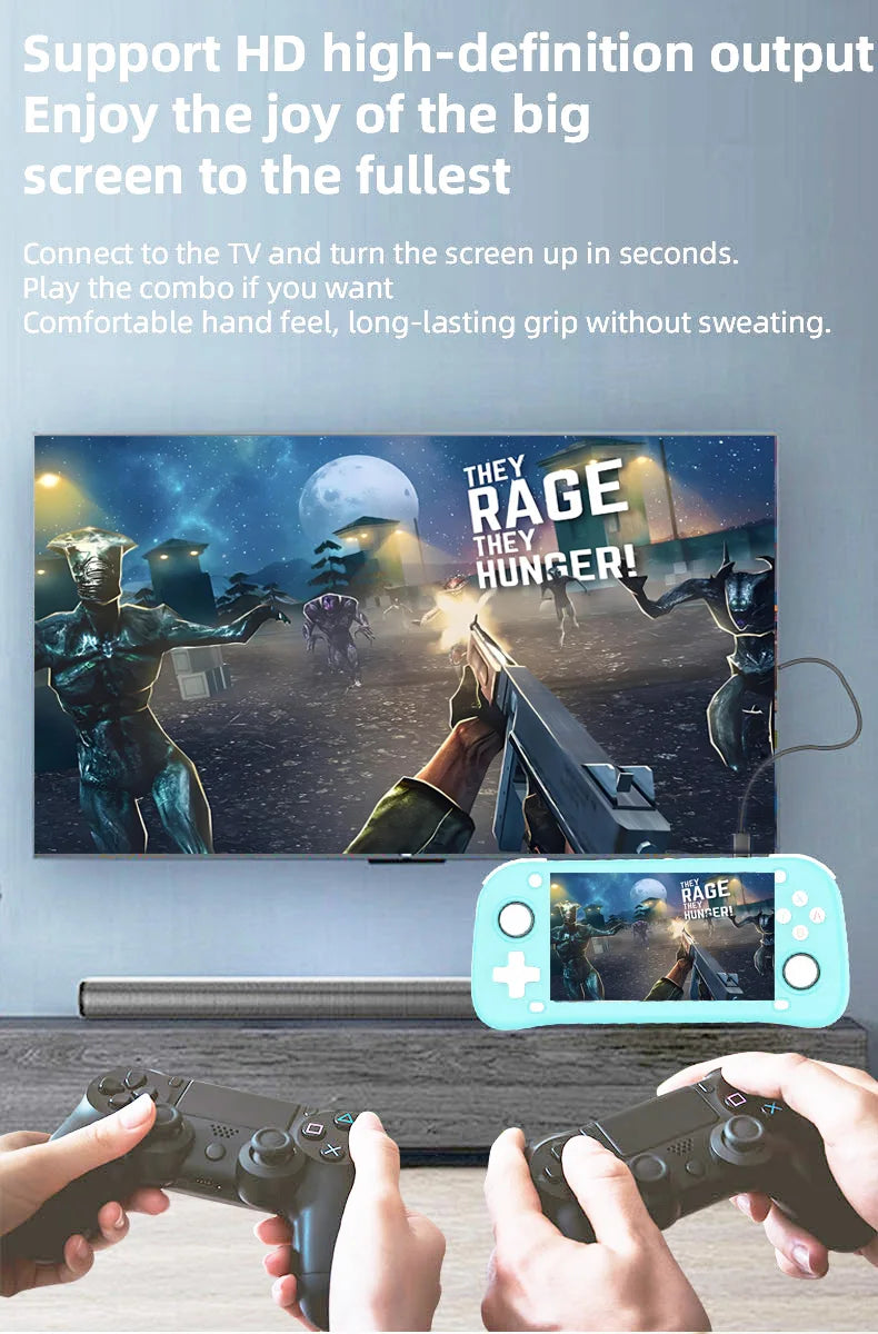 WDYQJE Open Source XF43 Retro Handheld Game Console Linux System Gaming Video Players Console Portable Pocket Device Child Gift SS69