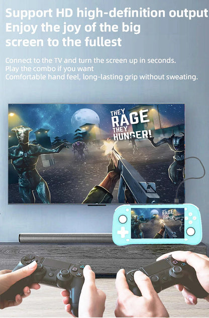 WDYQJE Open Source XF43 Retro Handheld Game Console Linux System Gaming Video Players Console Portable Pocket Device Child Gift SS69