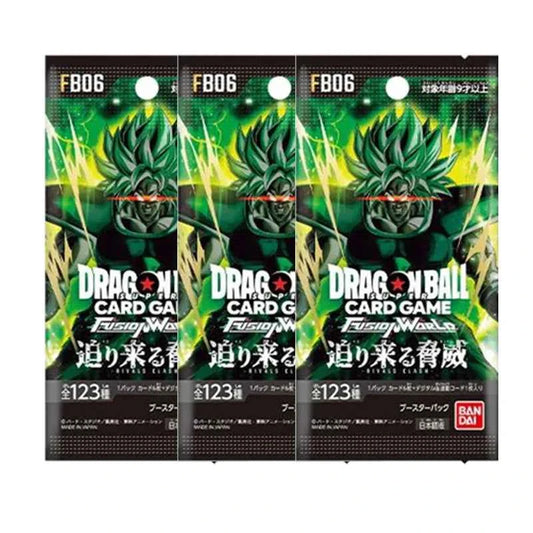 BANDAI DRAGON BALL FB01-06 Booster Packs SUPER CARD GAME Fusion World TCG Collection Card Child Toy