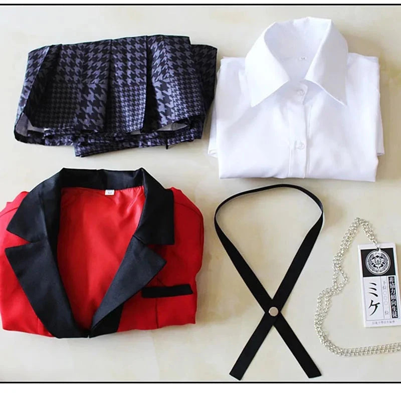 Yumeko Jabami Cosplay Costume School Uniforms Jabami Yumeko Outfits Full Set with Stockings Girl JK School Uniform For Comic Con SS69