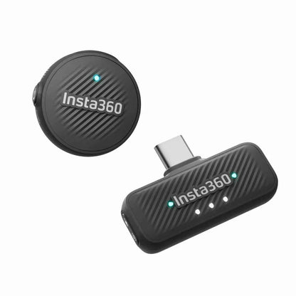 Insta360 X5 Mic Air Transmitter 48khz High-Quality Noise Reduction Compatibility Flow 2 Pro Custom  Recording Upport One-Click