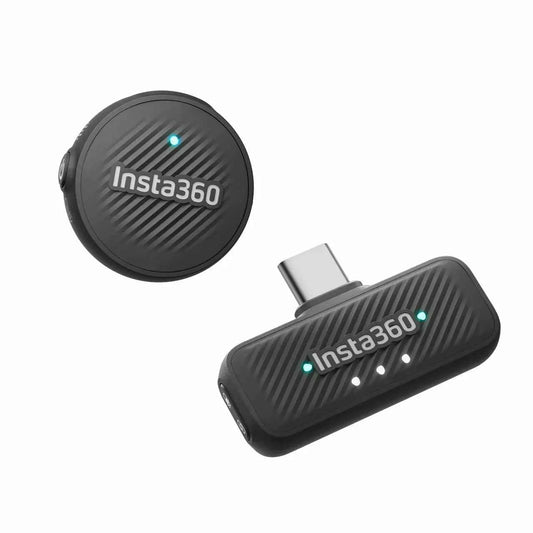 Insta360 X5 Mic Air Transmitter 48khz High-Quality Noise Reduction Compatibility Flow 2 Pro Custom  Recording Upport One-Click