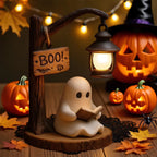 Halloween Witch Ghost 3D  Lamp Lantern Decorative Resin Lantern For Festival Spooky Party Decor Halloween Outdoor Indoor Lantern