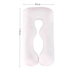 Soft Fleece Pregnant Pillow Gravida U Type Lumbar Pillow Multi Function Side Protect Cushion for Pregnancy Women Dropshipping