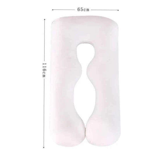 Soft Fleece Pregnant Pillow Gravida U Type Lumbar Pillow Multi Function Side Protect Cushion for Pregnancy Women Dropshipping