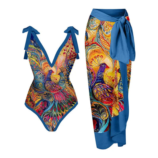 2023 New Arrival Push Up Women Bikini Set Floral Printed Ruffle Bikinis Strappy Bandage Swimwear Brazilian Biquini Bathing Suit SS69