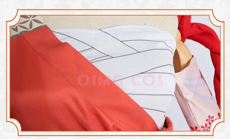 Genshin Impact Yoimiya Cosplay Costume Adult Carnival Uniform Wig Anime Halloween Party Costumes Masquerade Women Game SS69