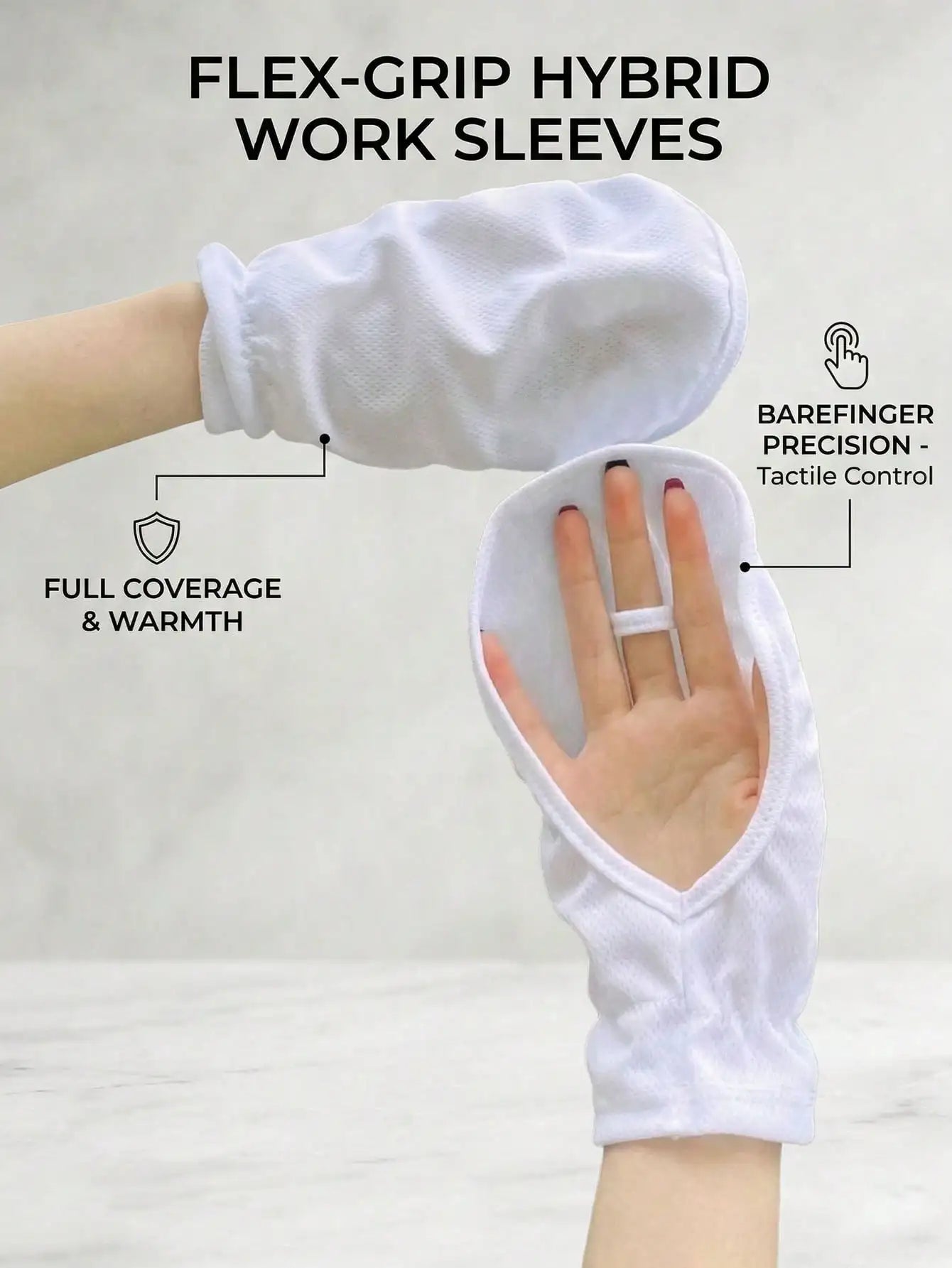 Summer Ice Silk Arm Sleeves for Sun Protection - UPF 50+