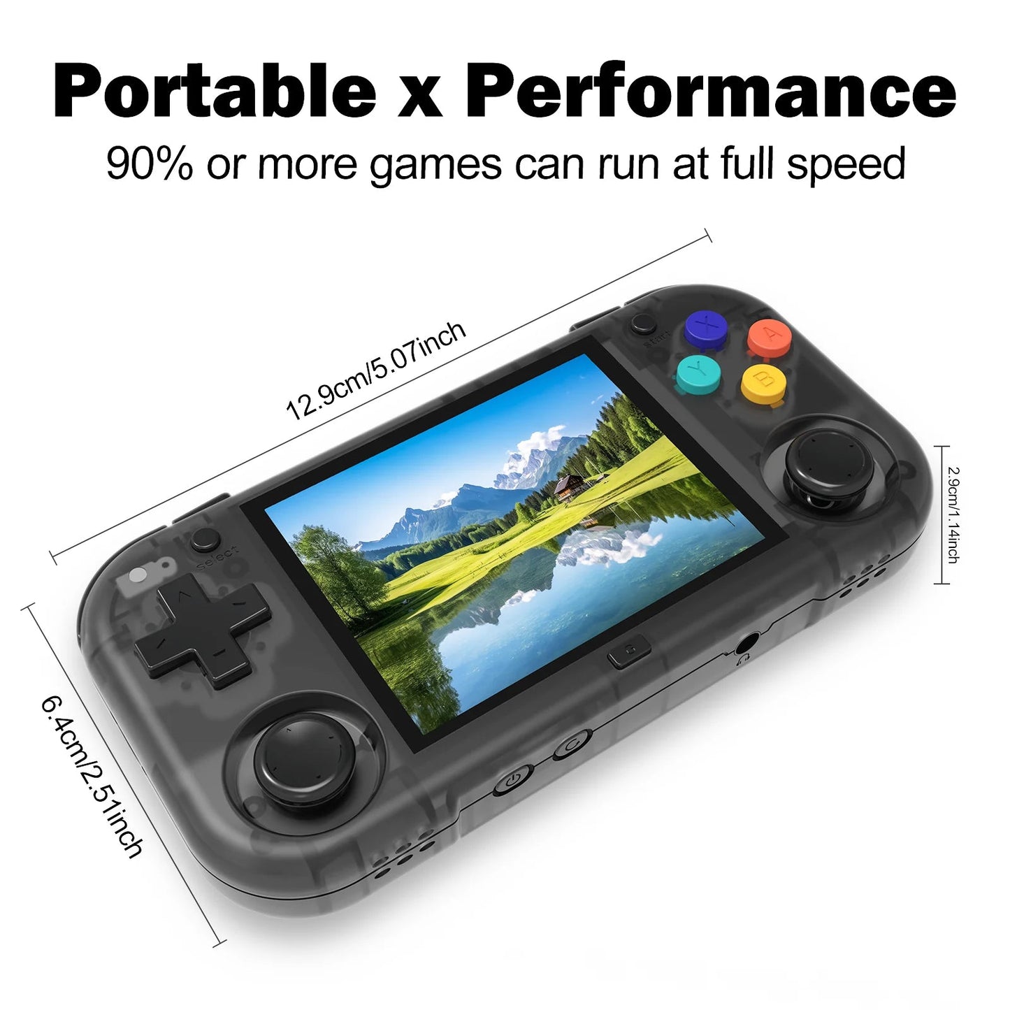 Ampown XU MINI M Handheld Game Console 2.8'' Screen Linux OS MINIM Retro Simulator Video Player Portable Console Children Gifts SS69