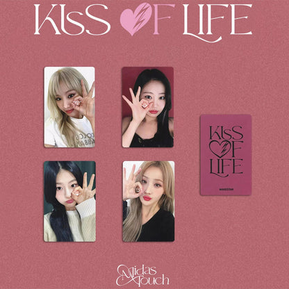 4Pcs/Set KPOP KISS OF LIFE Photocards Midas Touch Album Postcard JULIE NATTY BELLE HANEUL Double-Sided Lomo Cards KIOF Fans Gift SS69 8.69 CALL / 5.4x8.5cm