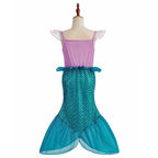 Girls Princess Cosplay Costume Dress - Flower Print