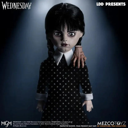 In Stock Genuine Mezco Live Dead Doll Ldd Wednesday Adams Family 10 Inch Mobile Doll Collection Toy Horror Gift SS69 106.69 A