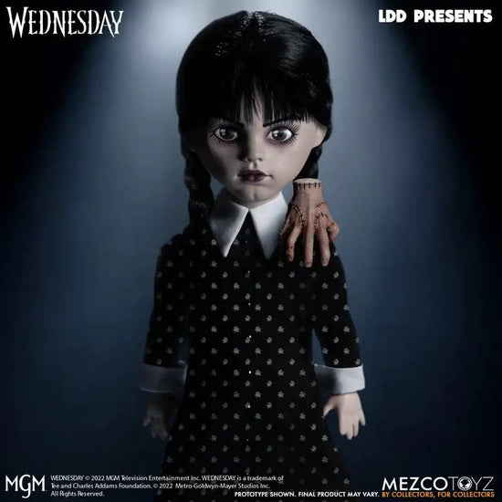 In Stock Genuine Mezco Live Dead Doll Ldd Wednesday Adams Family 10 Inch Mobile Doll Collection Toy Horror Gift SS69 106.69 A