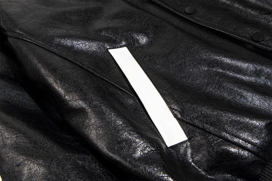 Disney American Cartoon Mickey Embroidery Leather Jacket Men Women Autumn Winter Loose Casual Jacket Fashion Trend Couples Coat SS69