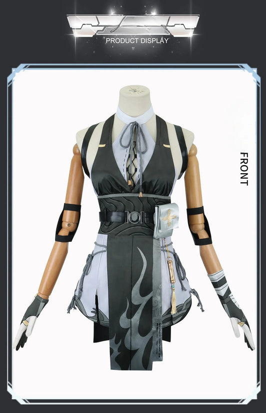 Wuthering Waves Rover Cosplay Costume Wig Female Uniform Earrings Bag Main Character Resonator Halloween Party for Women SS69