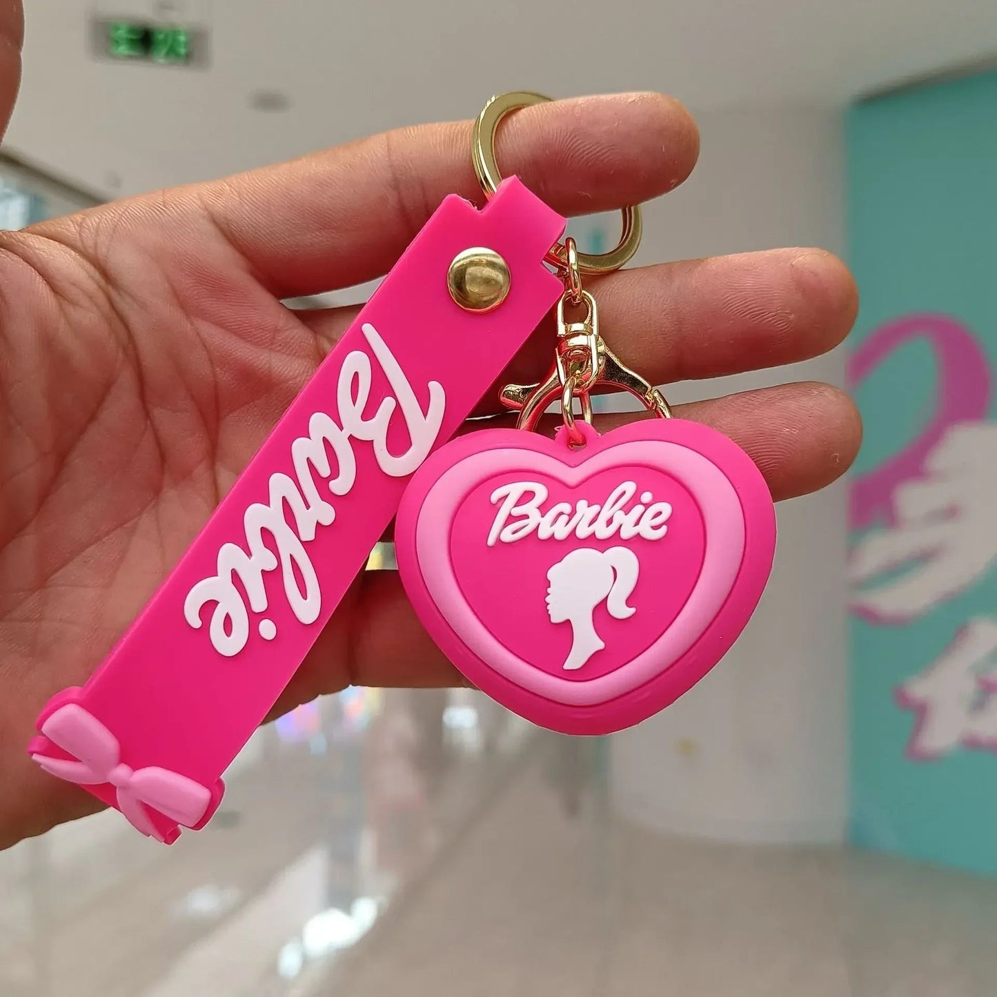 New MINISO Barbie Keychains for Backpack Pendant Bag Ornament Accessories Anime Kawaii Cute Creative Girls Gifts Wholesale SS69 8.69 Barbie1