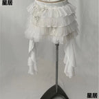 Women's Rhinestone Sling Top & Ruffled Skirt Jazz Dance Costume
