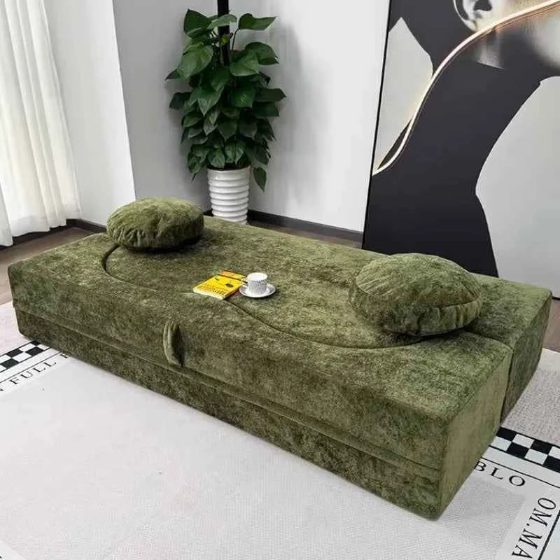 Living Room Sofas Vacuum Compression Sofa Pure Sponge Single Multifunctional Foldable Special Shaped Sofa Bed Furniture