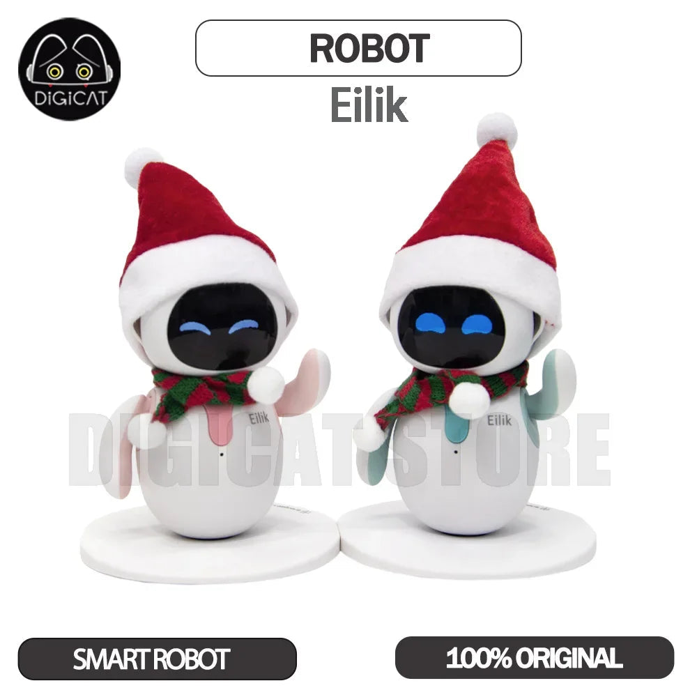 Eilik Robot Emotional Interaction Smart Companion Pet Robot Electronic Creative Custom Desktop Companion Christmas Toys Gifts SS69