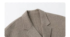 CHIC VEN Women Woolen Coat Double-breasted Basic Loose Casual Retro New Long Double-sided Female Overcoat Autumn Winter 2026