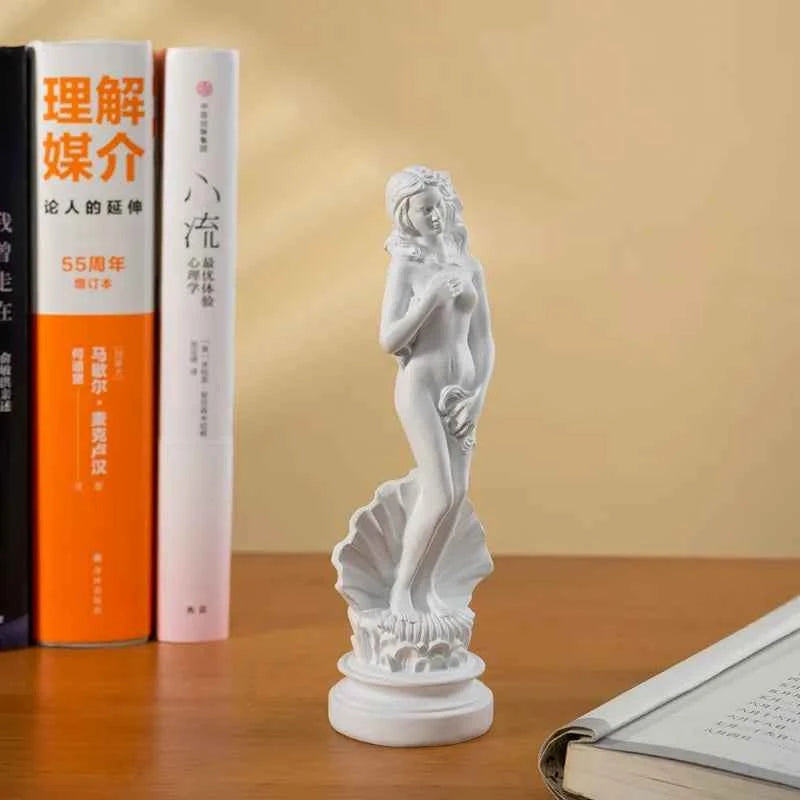 1 PC Venus Aphrodite Hellenic Divine Sculpture Resin Deity Figurine Home Decor Art Piece Creative Greek God Miniature Decoration