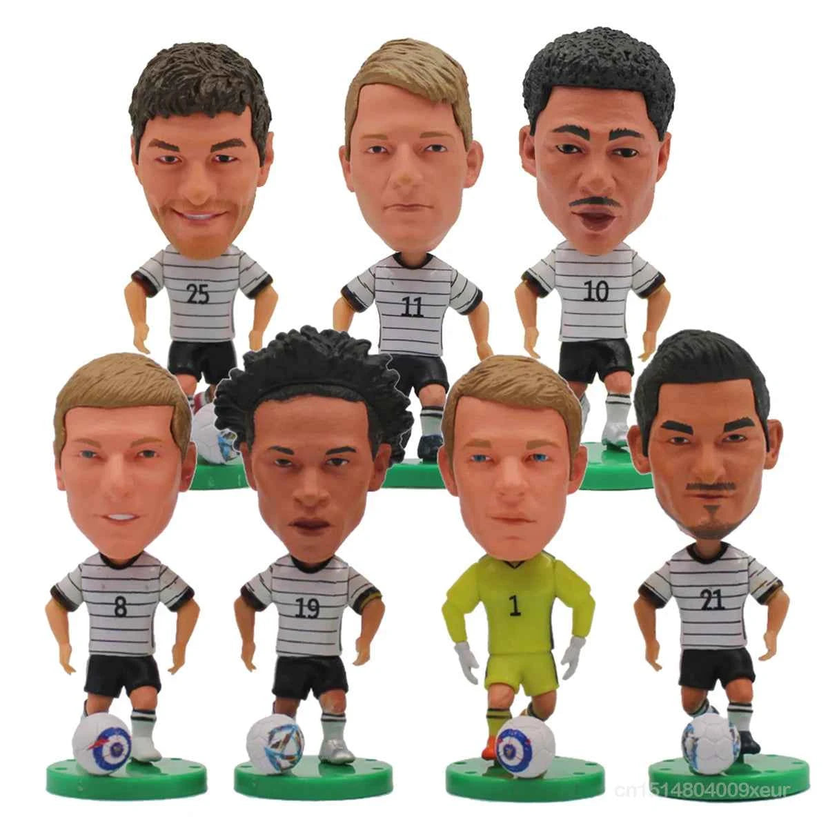 6.5cm HAALAND MODRIC RONALDO YAMAL 2.5in Team Activity Doll Toy Figurine