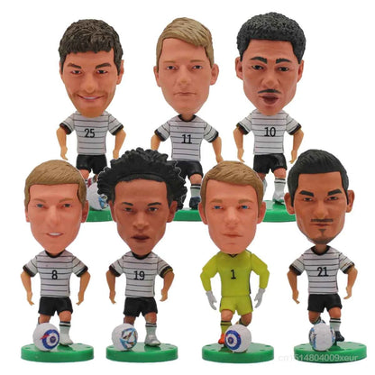 6.5cm HAALAND MODRIC RONALDO YAMAL 2.5in Team Activity Doll Toy Figurine