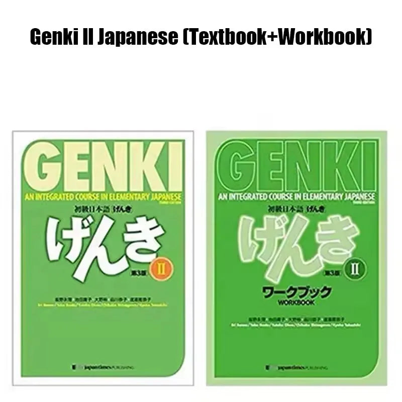 Genki 3rd Edition learn japanese Textbook workbook answer An Integrated Course In Elementary Japanese and english Learning Book SS69 85.69 2 Book Part 2