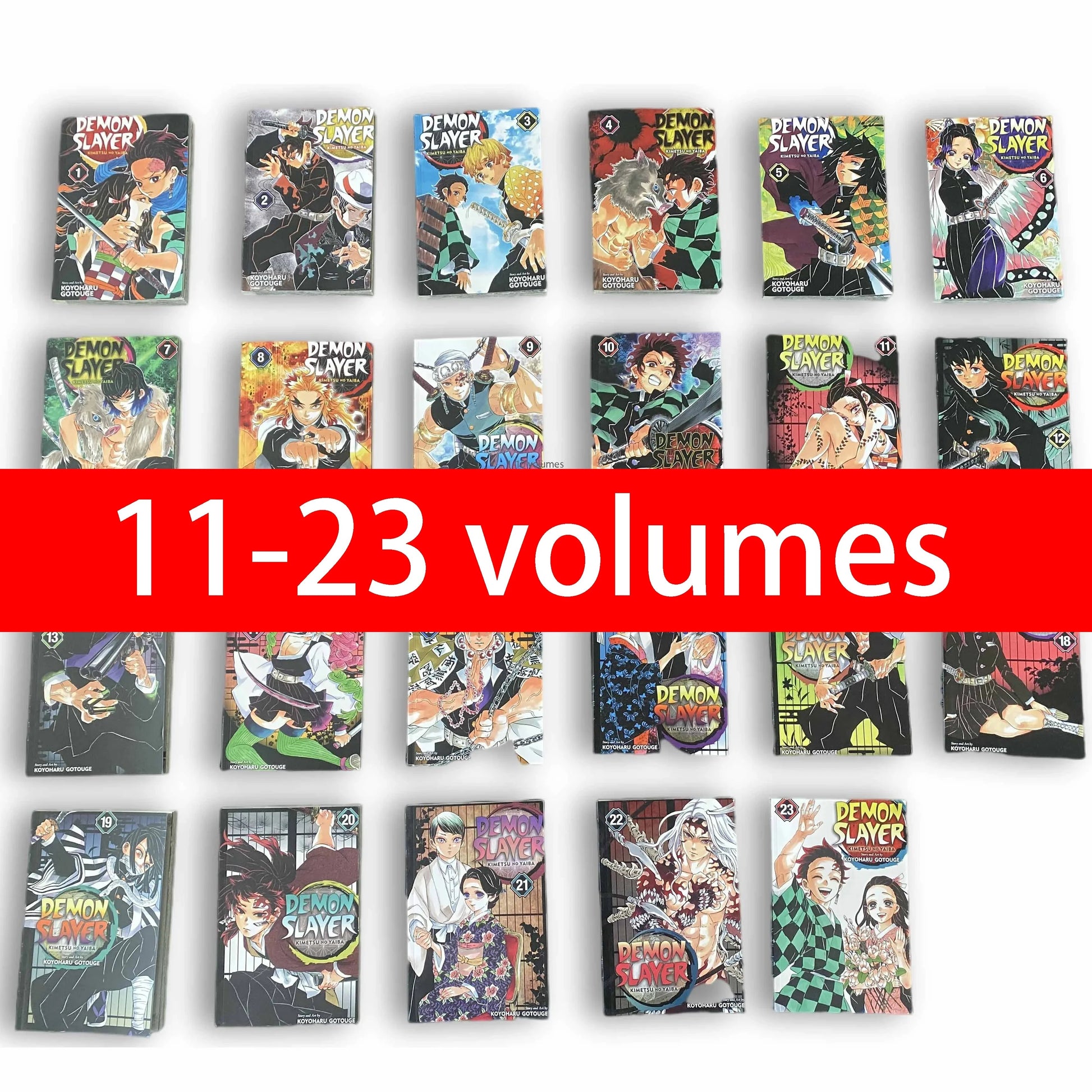 Demon Slayer Kimetsu No Vol 1-23 Yaiba Japan Youth Teen Fantasy Science Mystery Suspense Manga Comic Book Manga Books in English SS69 137.69 11-23 volumes