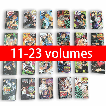 Demon Slayer Kimetsu No Vol 1-23 Yaiba Japan Youth Teen Fantasy Science Mystery Suspense Manga Comic Book Manga Books in English SS69 137.69 11-23 volumes