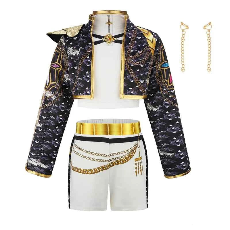 halloween costume girl anime movie cosplay role play set Halloween stage performance Korean girl group fashion costume