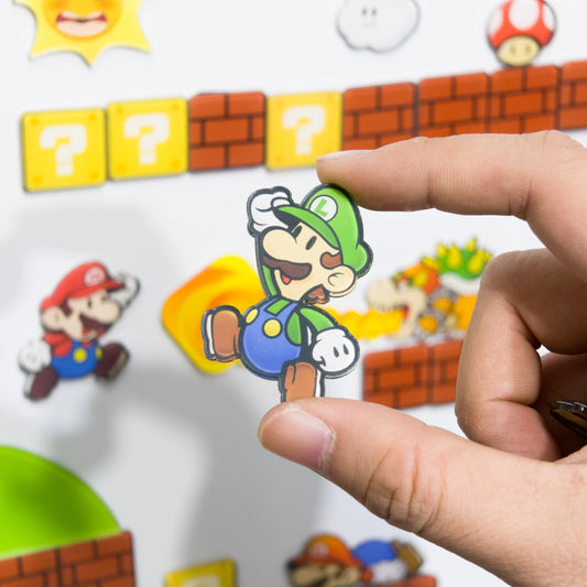 Cartoon Bros Fridge Magnet Home Kitchen Convenience Sticker Anime Photo Message Board Refrigerator Magnetic Stickers Home Dec