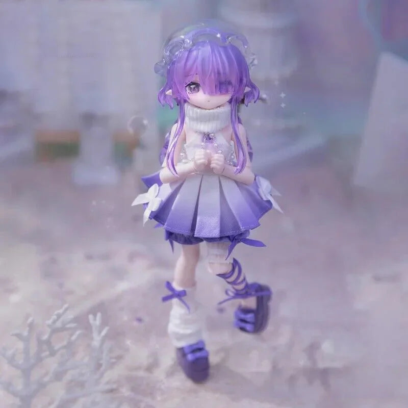 Original Come4free Ocean Gem Series Mystery Box Joint Movable Doll Dress Up Doll Trendy Play Blind Box Ornament Collectible