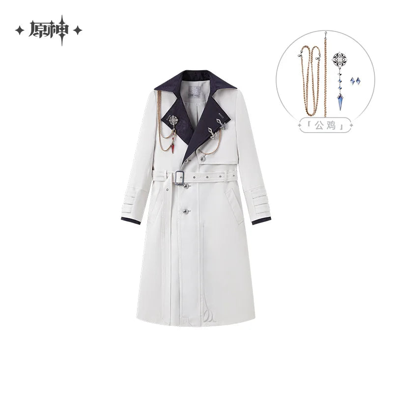 Genshin Impact Tartaglia Cosplay Windbreaker Jacket - Unisex Polyester