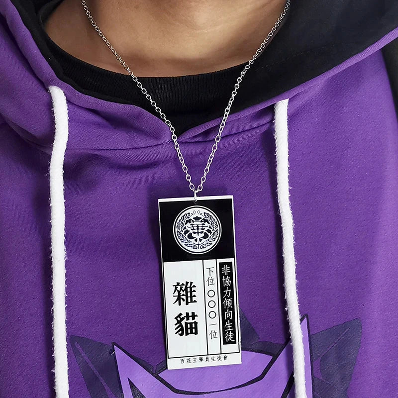 Kakegurui Acrylic Keychain Compulsive Gambler Yumeko Jabami Ryouta Suzui Mary Saotome Anime Cosplay Earrings Necklace Card SS69