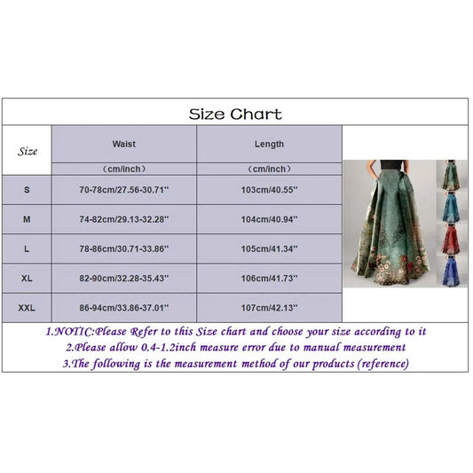 High Waist Pocket Skirts For Women Fashion Bohemian Floral Print Maxi Skirt Party Beach Long Skirt Elegant Vintage Clothing